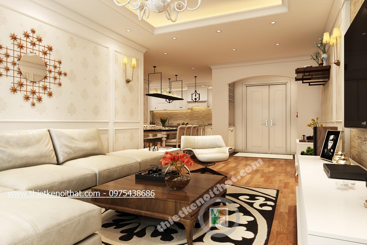 Thi công căn hộ cao cấp tại Mandarin Garden Hòa Phát